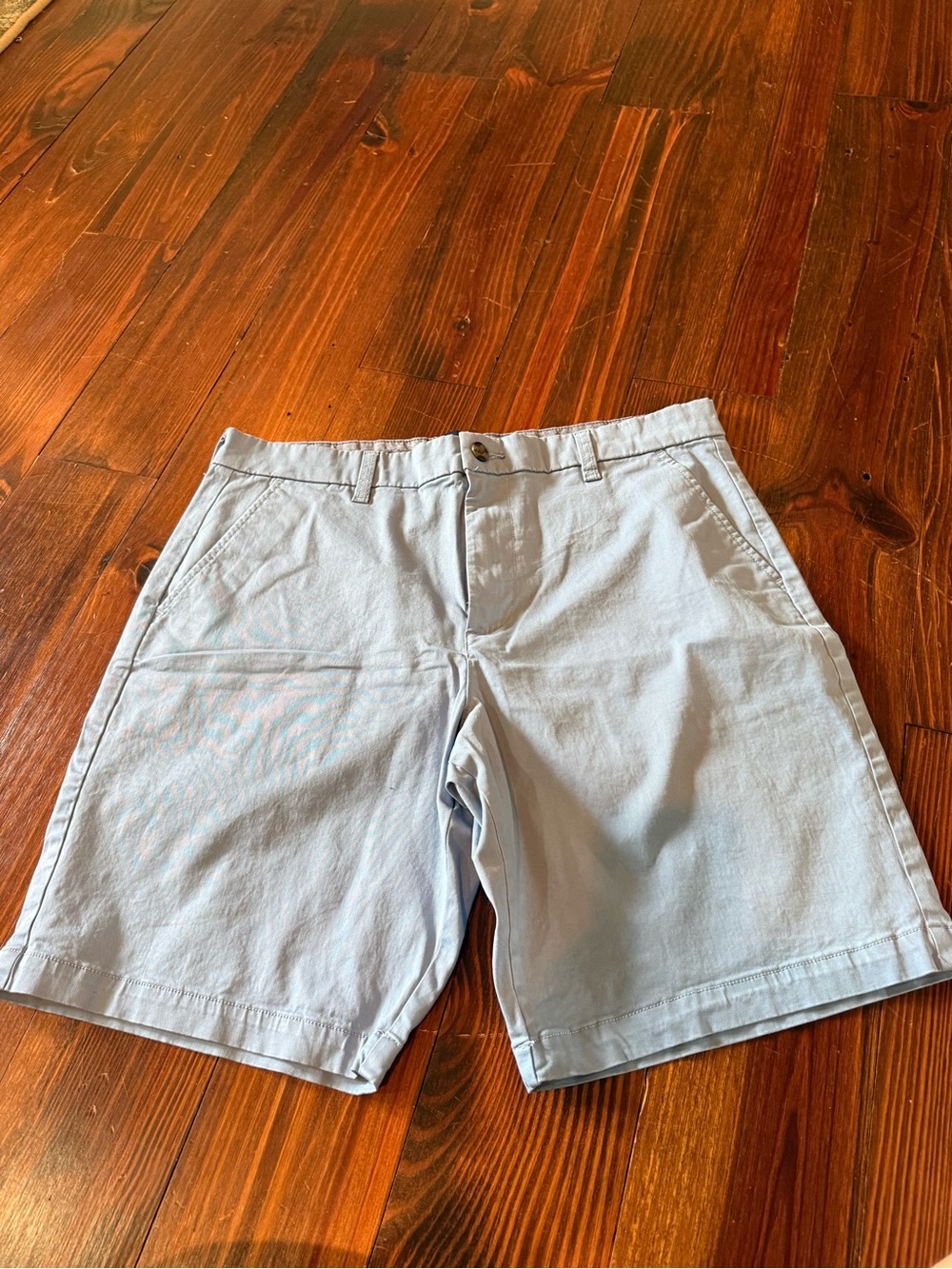 GAP Light Blue Men's Flat Front Shorts